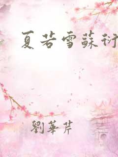 夏若雪苏衍小说