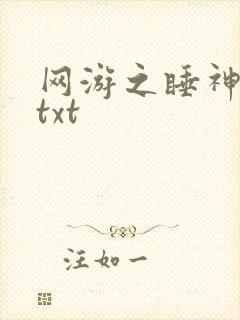 网游之睡神传说txt