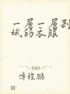 一层一层剥掉嫦娥的衣服