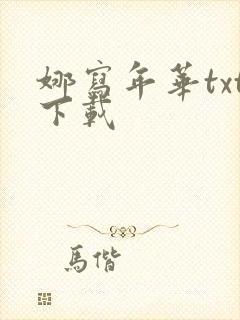 娜写年华txt下载