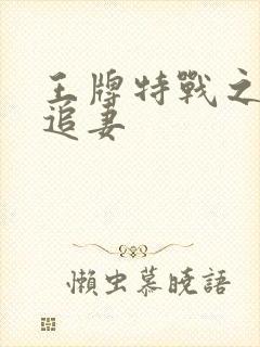 王牌特战之军少追妻