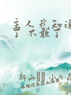 主人 我知道错了 不敢了