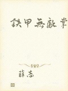 铁甲无敌掌门人