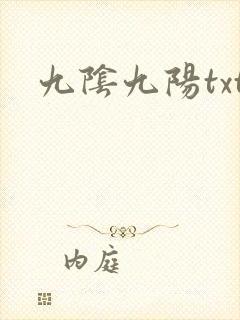 九阴九阳txt