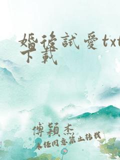 婚后试爱txt下载