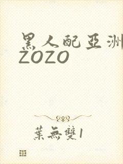 黑人配亚洲女人ZOZO