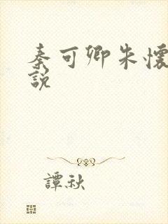 秦可卿朱怀镜小说