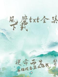 风魔txt全集下载