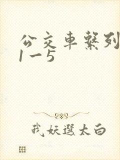 公交车系列合集1一5
