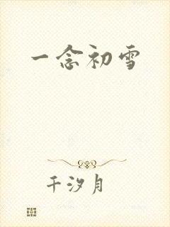 一念初雪