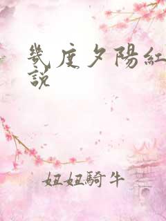 几度夕阳红 小说