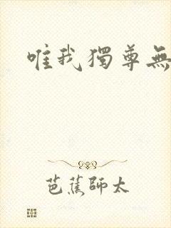 唯我独尊无弹窗