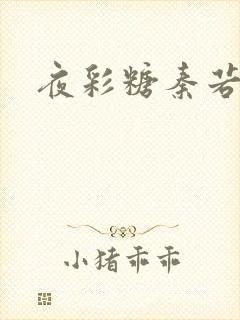 夜彩糖秦若寒