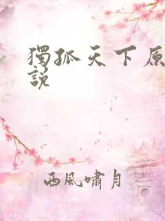 独孤天下原著小说