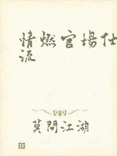 情燃官场仕途风流