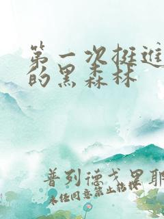 第一次挺进麻麻的黑森林