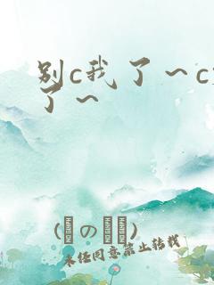 别c我了～c烂了～