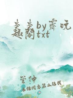 炎炎by霁晚笔趣阁txt