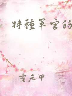 特种军官的宠妻