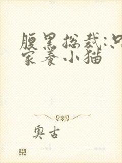 腹黑总裁:只疼家养小猫