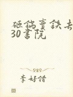 砸锅卖铁去上学30书院