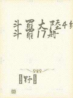 斗罗大陆4终极斗罗17册