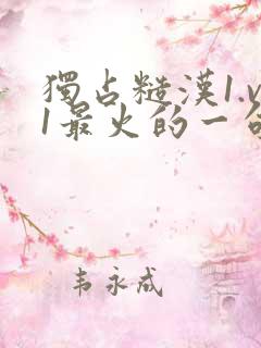 独占糙汉1.v1最火的一句