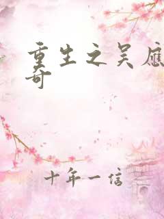 重生之吴应熊传奇