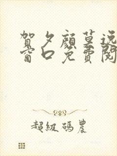 贺夕颜莫逸轩无窗口免费阅读