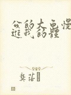 公的大龟慢慢挺进我的体