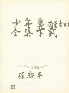 少年枭雄txt全集下载