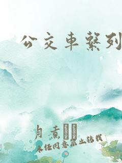 公交车系列说说