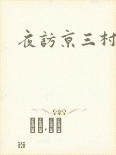 夜访京三村