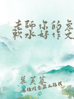老师你的兔子好软水好作文免费阅读