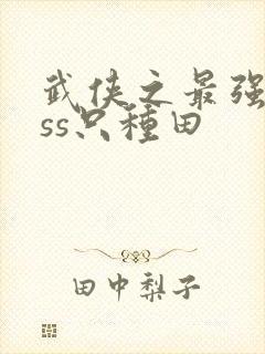 武侠之最强boss只种田