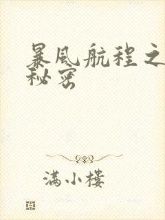 暴风航程之南海秘密