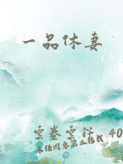 一品休妻