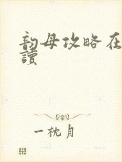 韵母攻略在线阅读