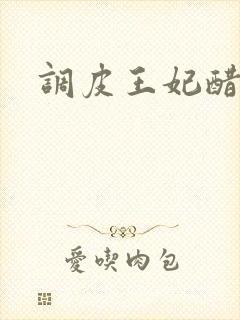 调皮王妃醋王爷