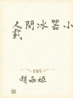 人间冰器小说下载