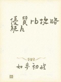 优质rb攻略系统h