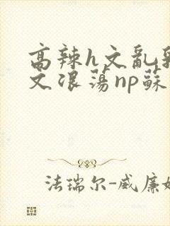 高辣h文乱乳h文浪荡np苏夏