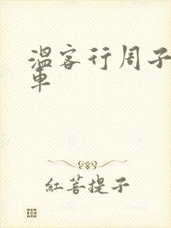 温客行周子舒全车