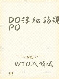 DO很细的现言PO