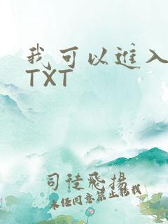 我可以进入你吗TXT