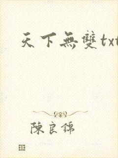 天下无双txt