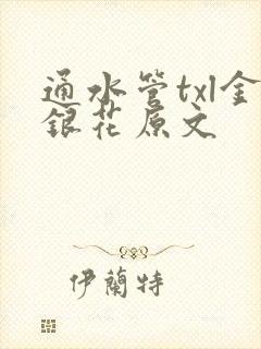 通水管txl金银花原文