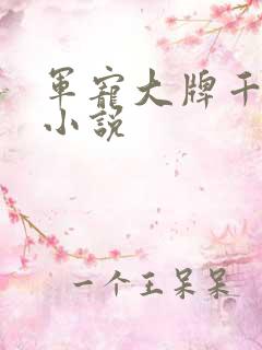 军宠大牌千金 小说