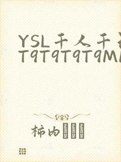 YSL千人千色T9T9T9T9MMD