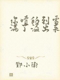 你喷的到处都是满了溢出来了